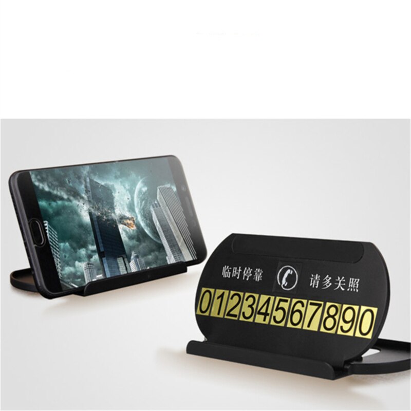 Phone / Dashboard / GPS Holder Avoid The Sun Anti-Slip Silicone Phone Holder Car Temporary Parking Sign