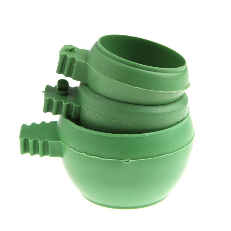 Alimentador de aves de tamaño S/M/L, Mini comida para loros, cuenco de agua, jaula de plástico para palomas, taza de arena, alimentación, 1 ud.