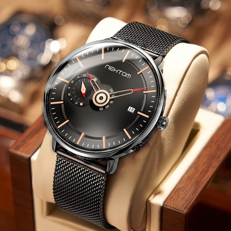 Luxe Heren Horloge High-End Waterdichte Eenvoudige Quartz Horloges Business Voor Man Reloj Hombre Polshorloge