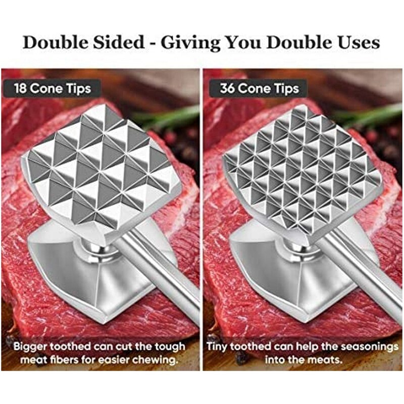 Meat Tenderizer Hammer Tool/Pounder for Tenderizing Steak Beef Poultry