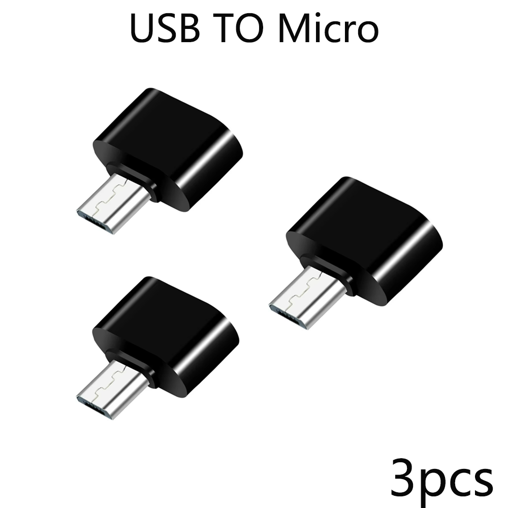 Mini Typ-C auf USB Adapter 3.0 USB-C Stecker OTG A Buchse Datenanschluss für MacBook ProiPadMini 6/ProMacBookAirType CDevice: Fuchsia