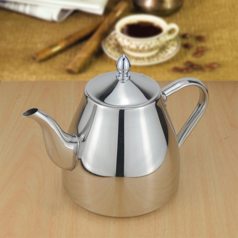 304 Stainless steel tea pot with tea strainer teapot with tea infuser teaware sets tea kettle infuser teapot for induction