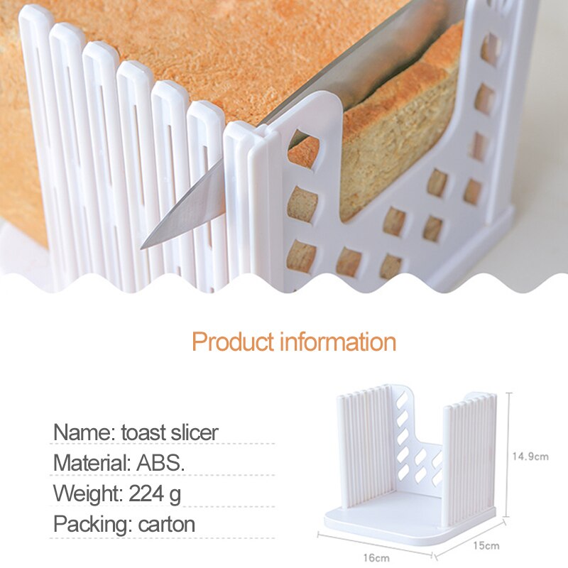 Brødskærer brødskærer brød sandwich skiving maskine fræser skimmel maker køkken guide køkken tilbehør værktøj