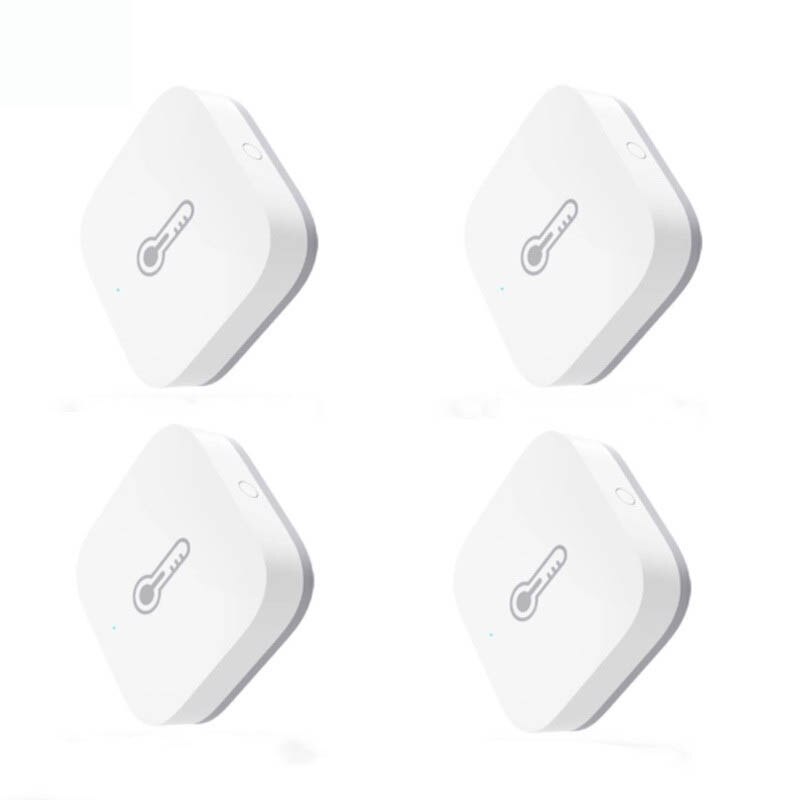Aqara-termómetro con Sensor de temperatura y Hu mi, higrómetro, versión Atmos para el cuidado del bebé, compatible con IFTTT Gateway Mi aplicación para hogares: 4PCS
