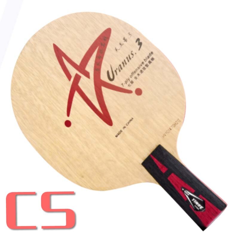 Galaxy laiteuse Way Yinhe Uranus.3 U-3, U3, U.3 7-Play, lame de Tennis de Table Offensive pour raquette de Ping-Pong: CS  short handle