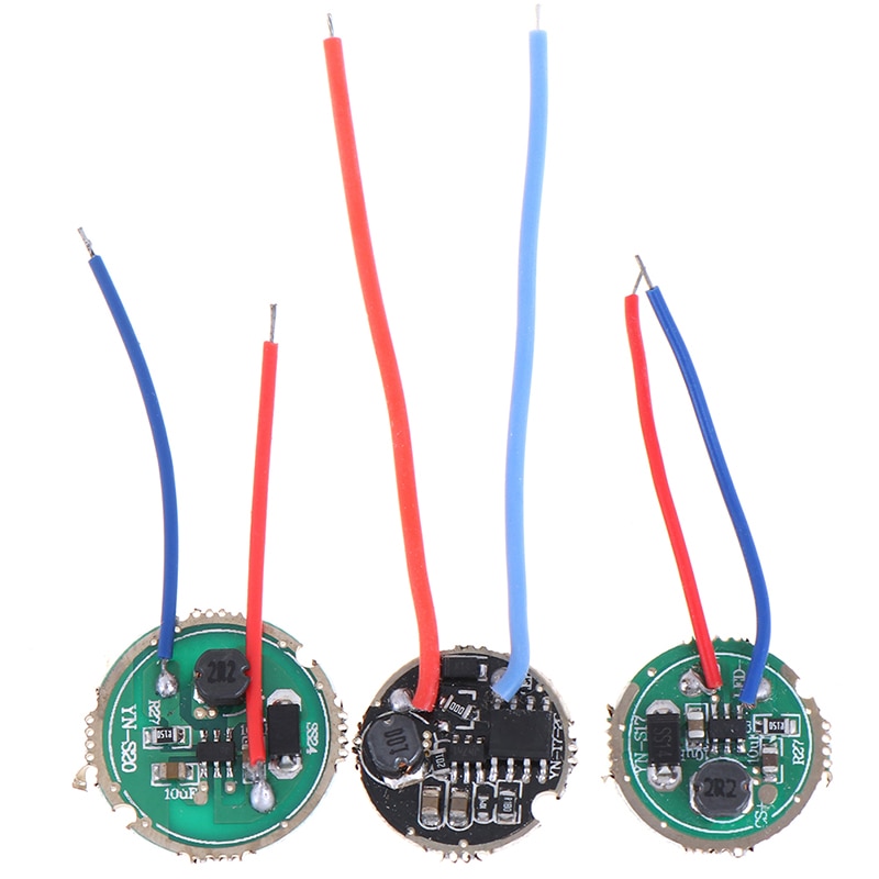 3W LED Driver 17mm/20mm DC3.7V 1 Mode 5 Mode LED Flashlight Driver 1pcs