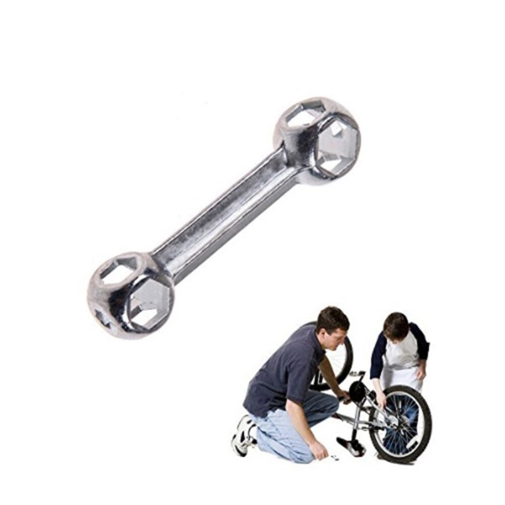 10 In 1 Moersleutel Mini Draagbare Fiets Reparatie Tool Hond Bot Vorm Momentsleutel Hexagon Gaten Fietsen Spanner Multi gereedschap