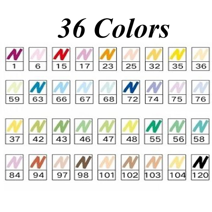 Copic Markers Sketch Painted 60 Colors Twin Brush Finecolour Touch Manga Drawing Alcohol Oily Double-End Dot Pen Bookmark Art