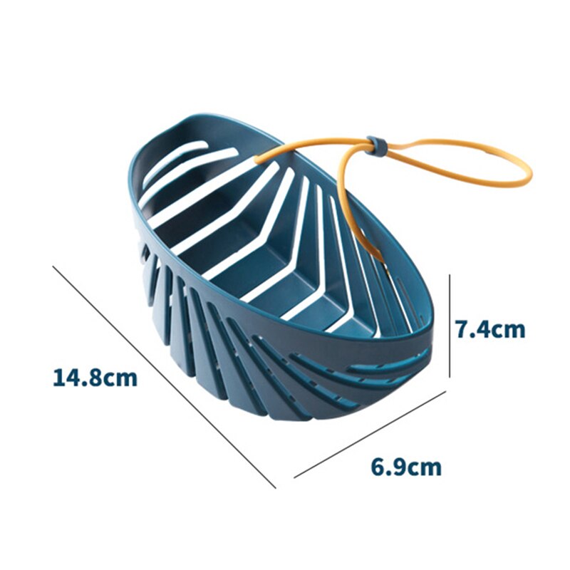 Fast Drain Sponge Holder For Kitchen Sink Scouring Sponge Pad Stand Basket Durable Sponge Storage Shell Kitchen Organizers Tools