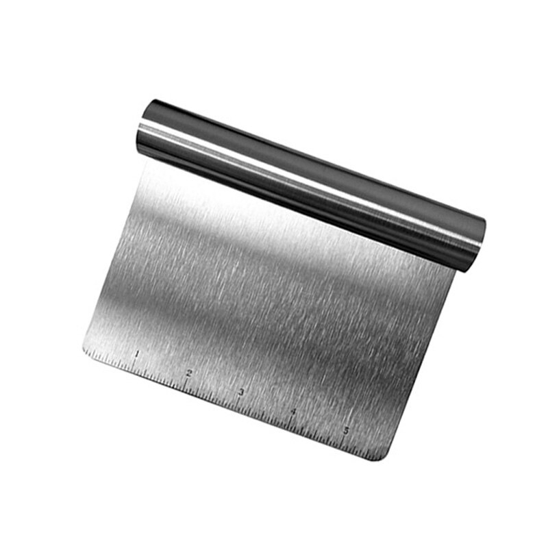 Pastry Cutters Arc Shape 1Pcs with Scale Cake Scraper Kitchen Gadgets 430 Stainless Steel Baking Accessories