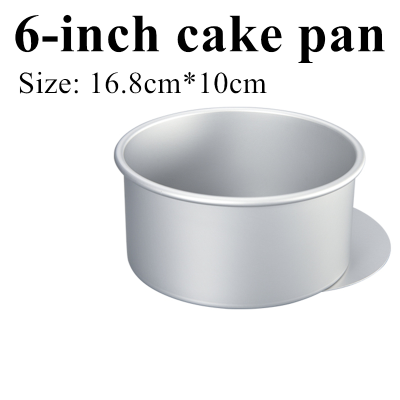 6/8/10 Inch Bakplaat Geanodiseerd Aluminium Vierkante Cake Pan Met Verwijderbare Bodem Anti-aanbak Mousse Chiffon Gereedschap: plum
