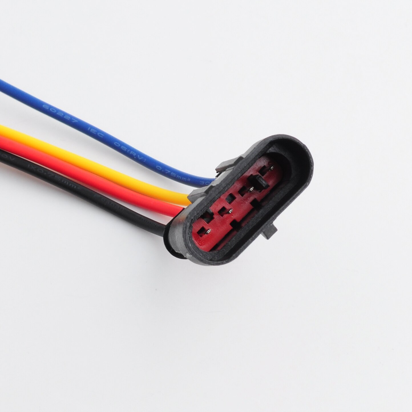 5 set 4 -polig bil vattentät elkontakt hane och hona, automatiska elektriska ledningskontakter med kabel för bil, lastbil. marin