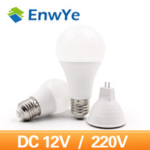 EnwYe LED Lamp Cup MR16 6W E27 LED Bulb Lights 6W 9W 12W 15W 220V Led Lamp Energy Saving Lamp DC 12V LED Lighting bulb