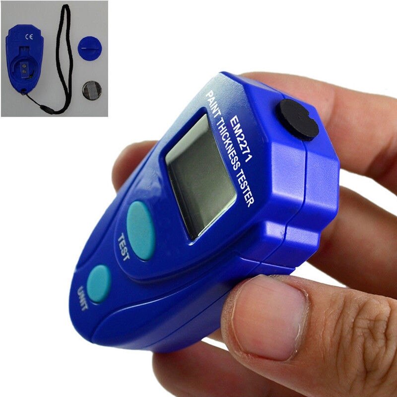 LCD Digital Car Paint Coating Thickness Probe Tester Gauge Meter Measuring Tool