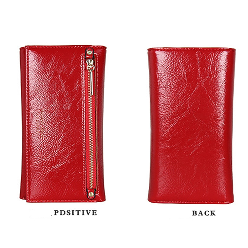 Women Long Wallet Cell Phone Pocket Zipper Coin Purse Ladies Card Holder Female trifold PU leather Clutch Bag