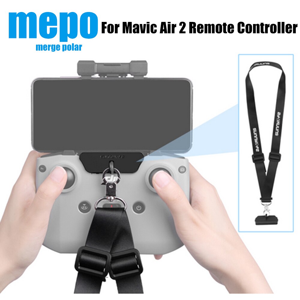Mavic Air 2 Drone Accessoires Afstandsbediening Haak Beugel W/Riem Riem Voor Dji Mavic Air 2 Zender Neck sling Gesp