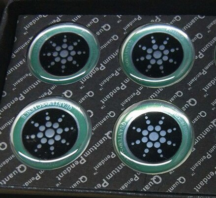 Emf protection shield blocker neutralizer anti stråling mobiltelefon klistremerke 6 stk: Sølv