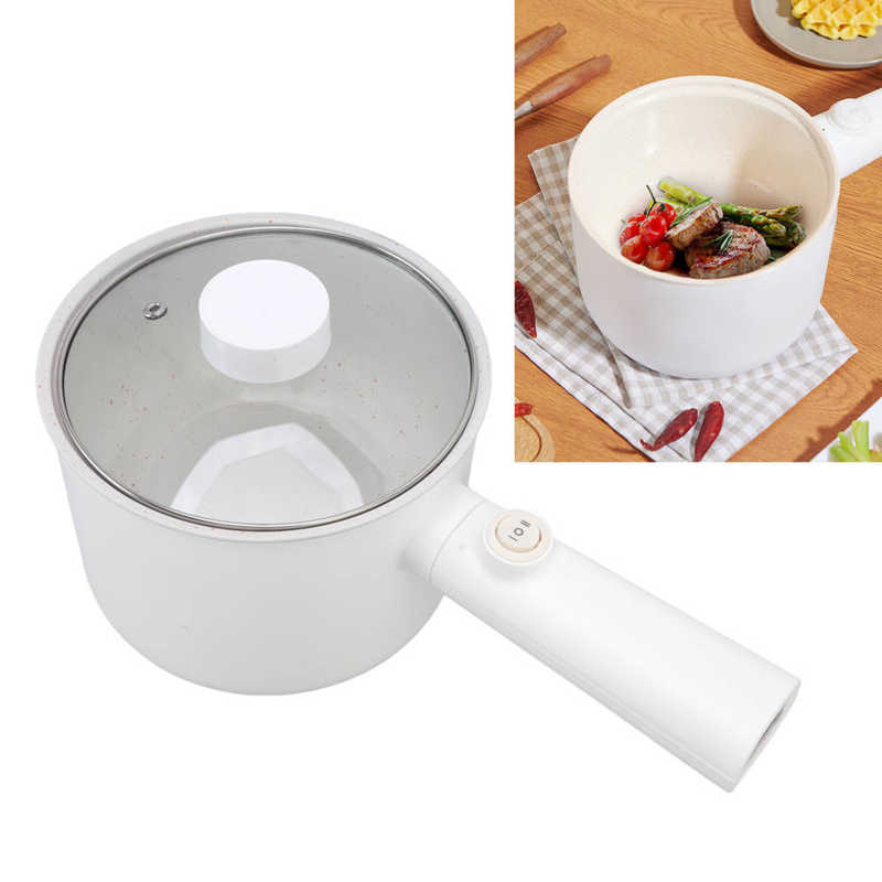1.8L Elektrische Pot Grote Capaciteit Multifunctionele Elektrische Kookplaat Non-stick Pot Boiler Huishoudelijke Noodle Rijstkoker 220V