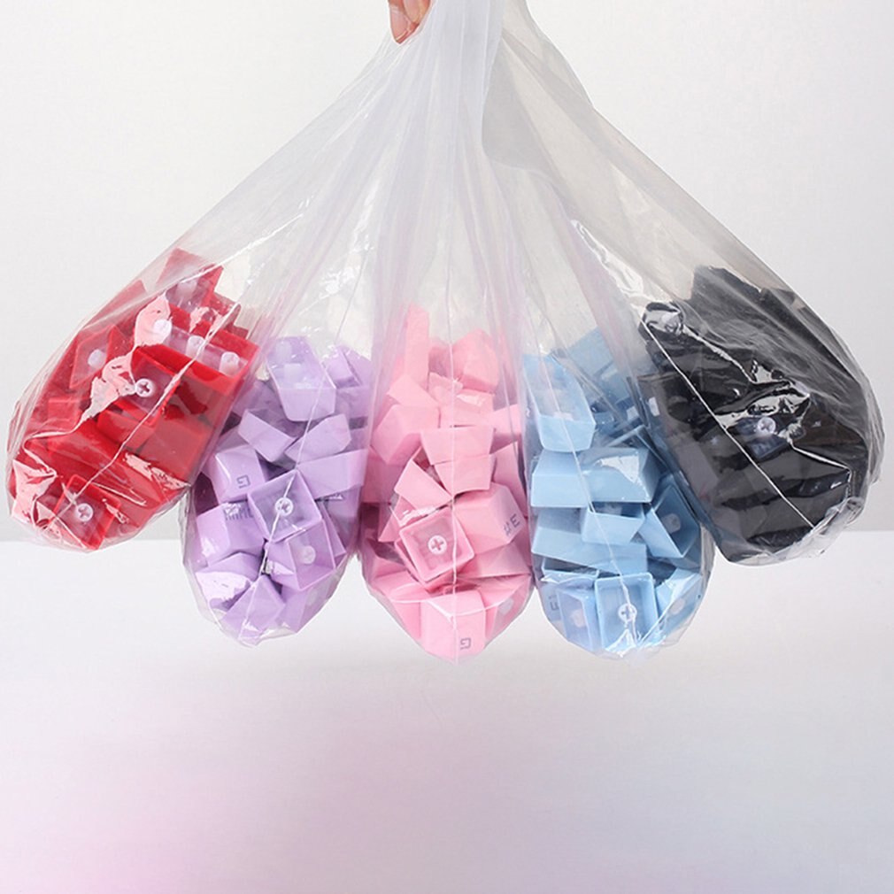 ABS material translúcido keycaps forma cuadrada universal keycaps para teclados mecánicos antidisturbios y antisuciedad