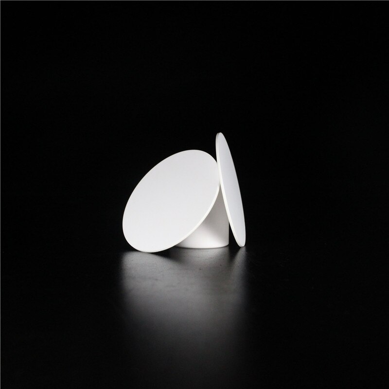 Plaque en céramique d'alumine 99%, circulaire, isolée, résistant à l'usure, diamètre = 95mm