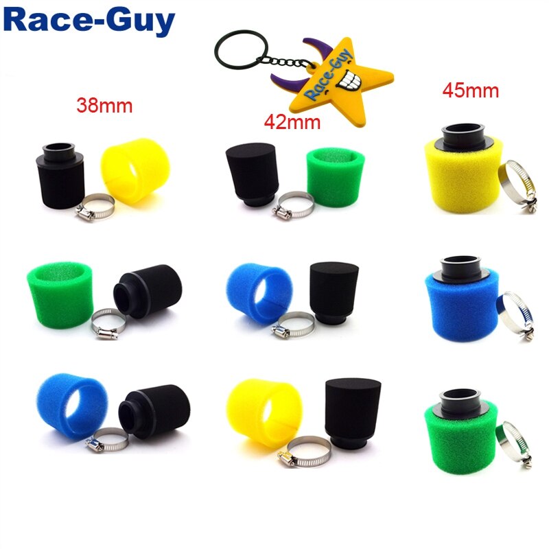 38/42/45mm de espuma de filtro de aire limpiador para 110 125cc 140cc 150cc ATV Quad 4 Wheeler pozo de la bici de la suciedad Go Kart Scooter motocicleta