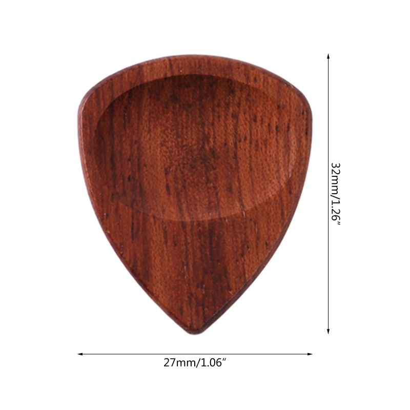 Y1QE Wood Acoustic Guitar Pick Electric Bass Plectrum Hearted Shape Pick Guitar Guitarra AccesStringed Instrument,0.25mm