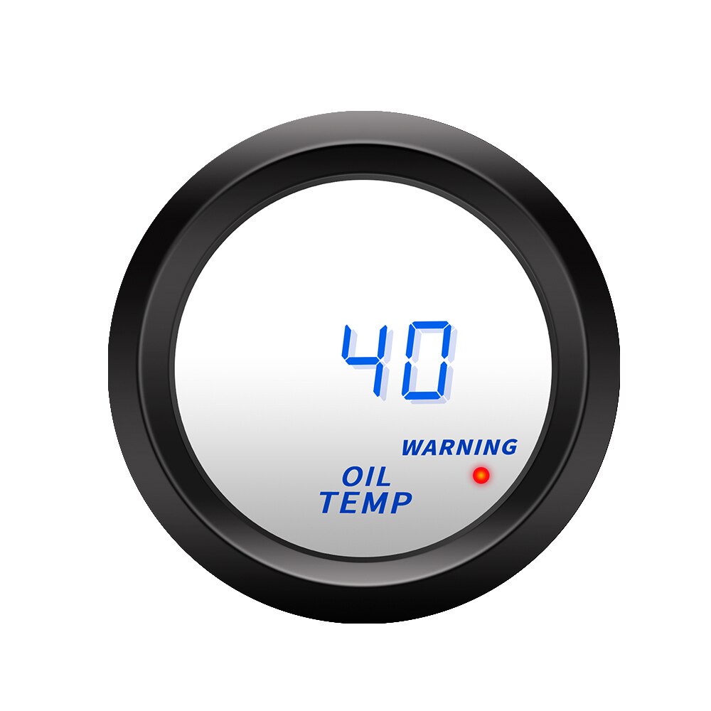 2 Inch 52 Mm Turbo Boost Gauge Vacuüm Druk Meter-30 ~ 30 Psi Bar Blauwe Led 12V water Temp Oliedruk Gaugetachometer Controller: oil temp gauge