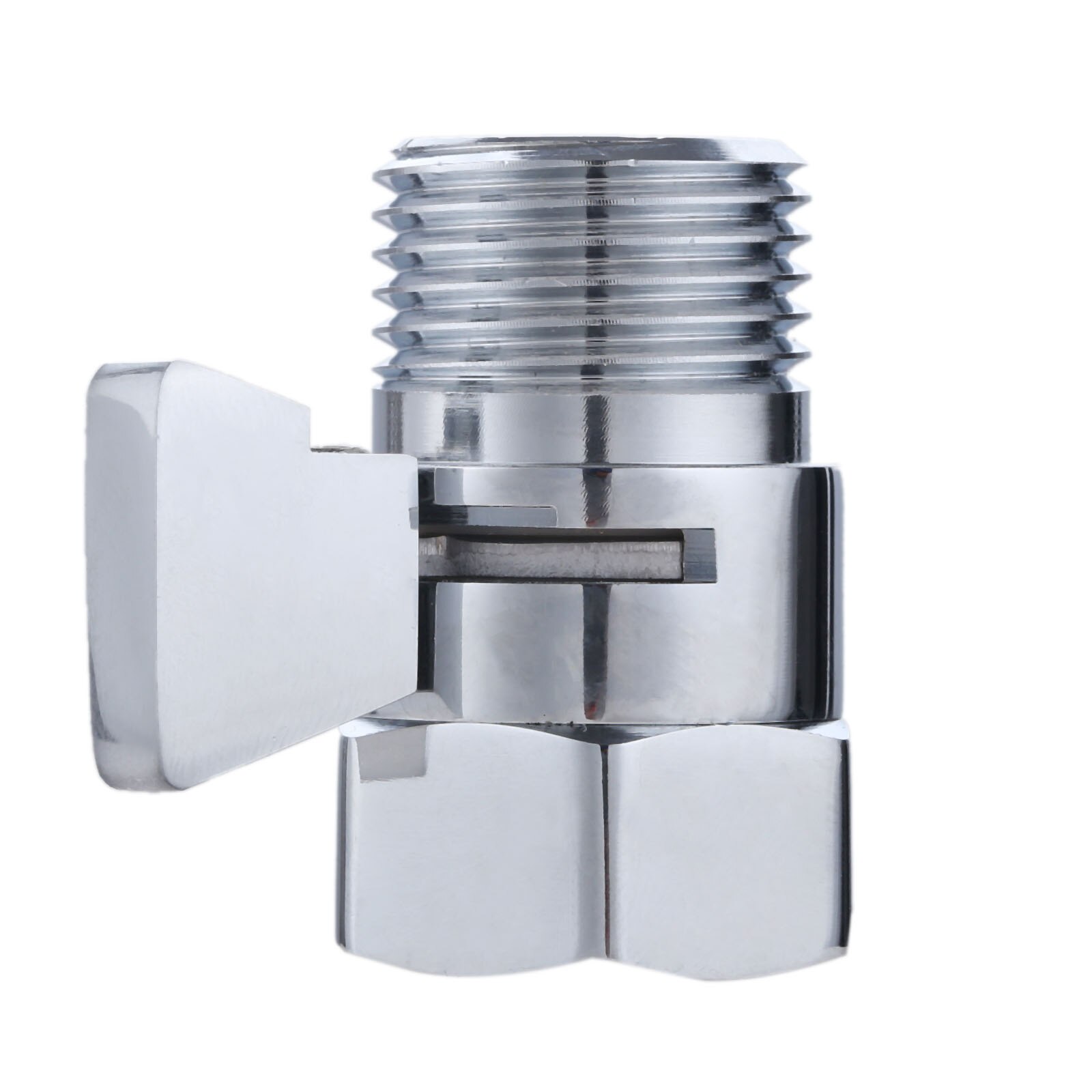 ABS Brass Flow Control Water Pressure Reducing Controller Hand Held Sprayer Head Shut Off Stop Switch For Shower Supply