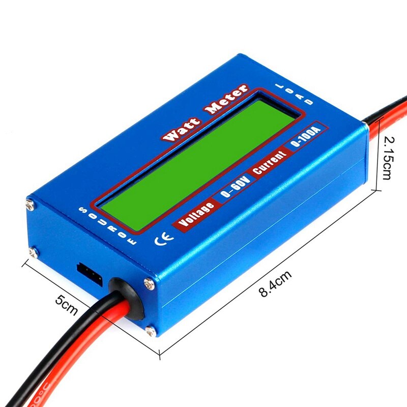 100A 60V Hoge Nauwkeurigheid Digitale Lcd Watt Tester Power Meter Analyzer Spanning Verbruik Prestaties Monitor