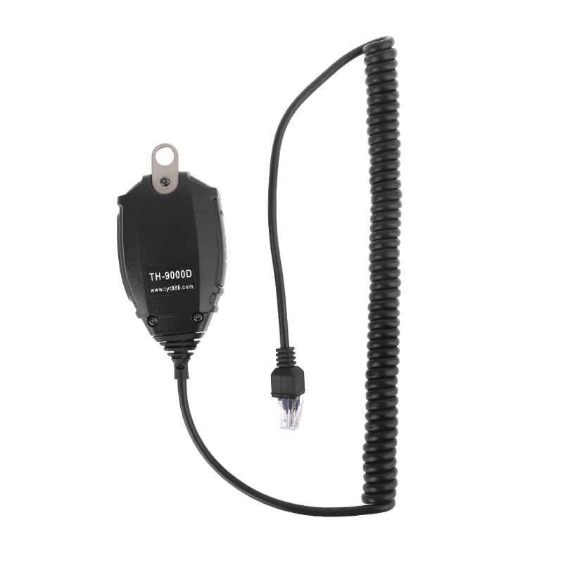 Microfone para rádio automotivo, kit de rádio portátil com microfone e alto-falante th9000d