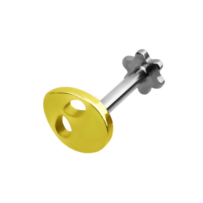 1.2*9mm Alien 16G Tragus Cartilage Steel Lip Rings Labret Monroe Ear Stud Helix Earrings Daith Piercing Body Jewelry Lobe Oreja