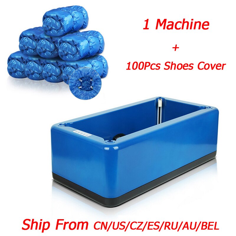 Dispensador automático de cubiertas para zapatos, máquina de Patucos desechables, antigotículas, para el hogar y la Oficina: Blue Sets