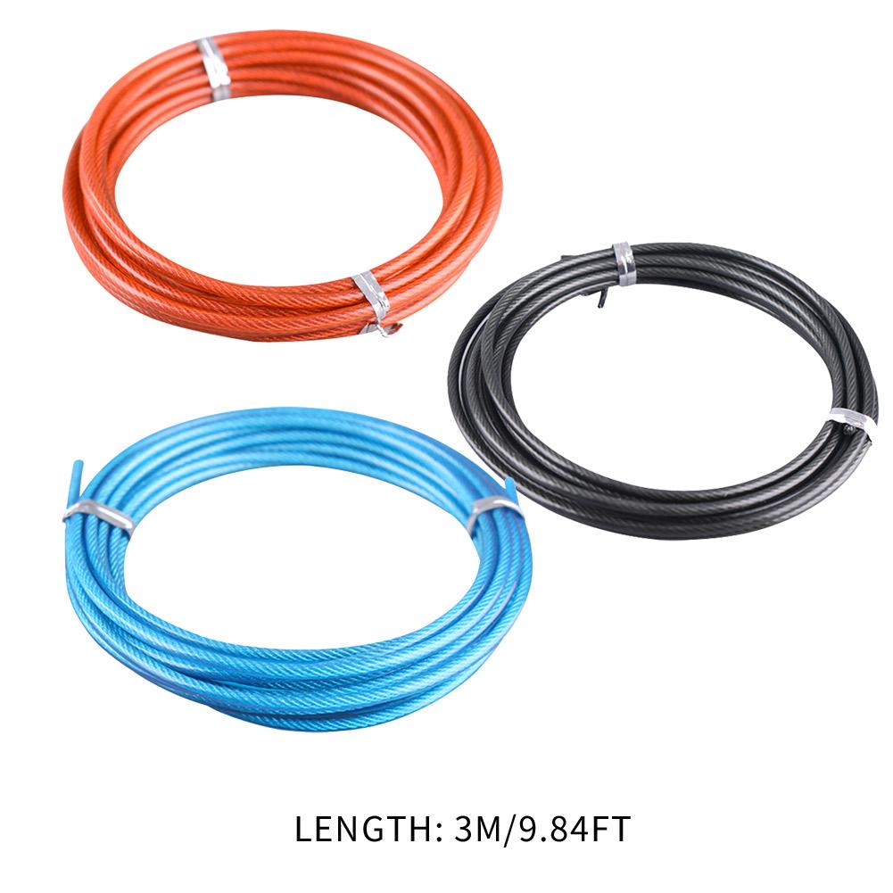3m Spare Rope Speed Jump Skipping Workout Training Replaceable Steel Wire Crossfit Training Sports Exercises