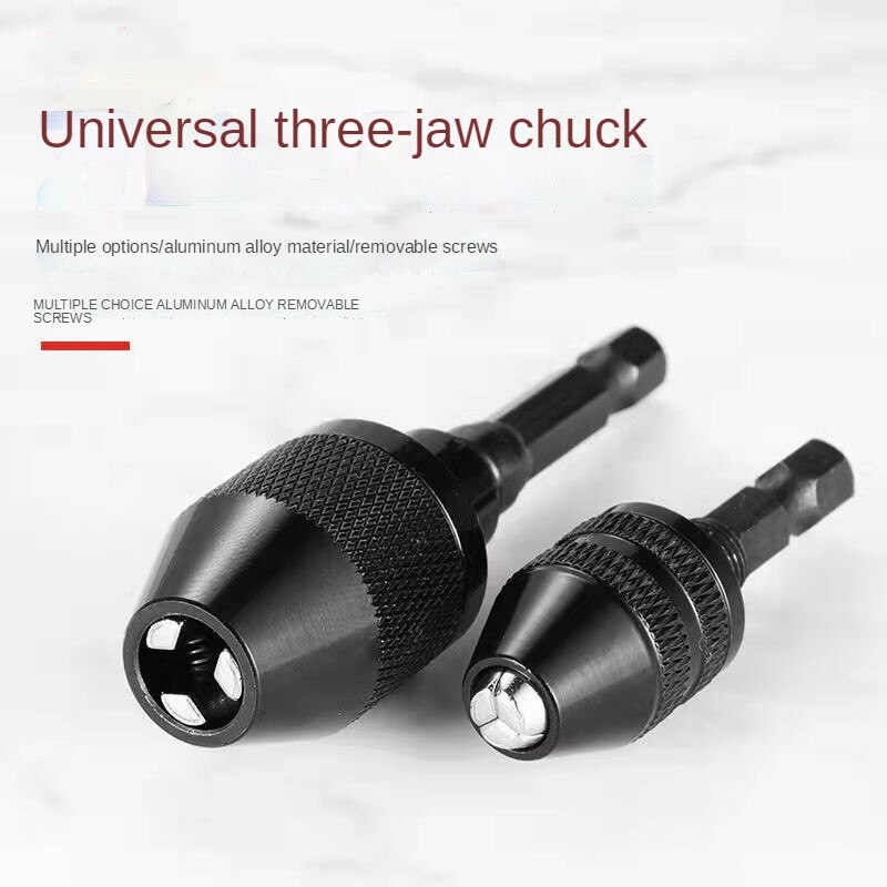 -Selling Fast Three-Claw Chuck Hexagonal Handle Electric Drill Conversion Joint Twist Drill Chuck Electric Grinder Drill Chuc