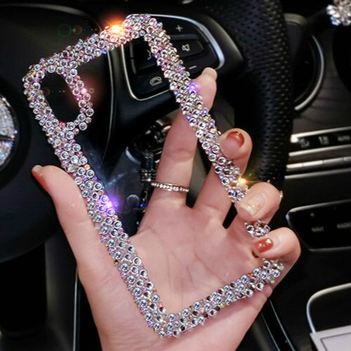 Voor Huawei Honor Note 8 7X 7C Note 10 Honor Play 8X Max Telefoon Case Covers Rhinestone Tpu + pc Back Phone Juwelen Cover Capa: for Honor 7X