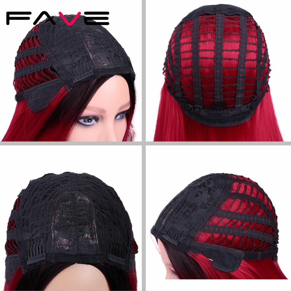 Yndlings syntetisk bob paryk lige sort rød pink blå grå orange farve varmebestandig fiber syntetisk cosplay festhår til kvinder