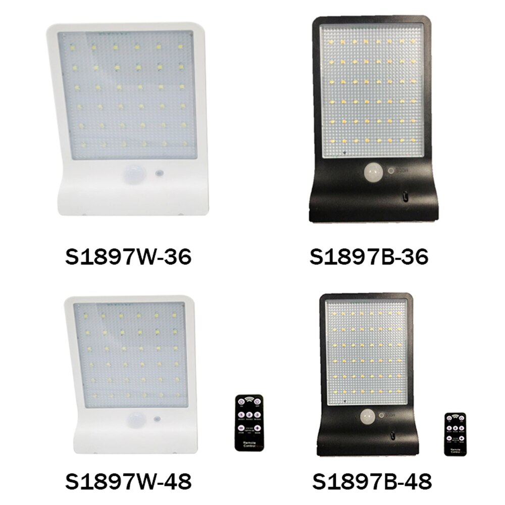 Lámpara de pared Solar 36LED Sense Room Outdoor Lighting Landscape Lantern impermeable farola de jardín
