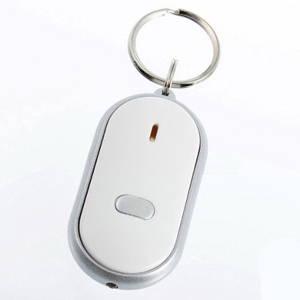 buscador de llaves con alarma llavero con localizador alarma de Control de sonido silbato con luz LED Mini Sensor de buscador de llaves Anti pérdida