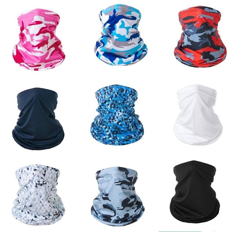 Unisex Beanie Hats Ski Snood Scarf Women Men Thermal Fleece Scarf Snood Neck Warmer Face Mask Winter Spring