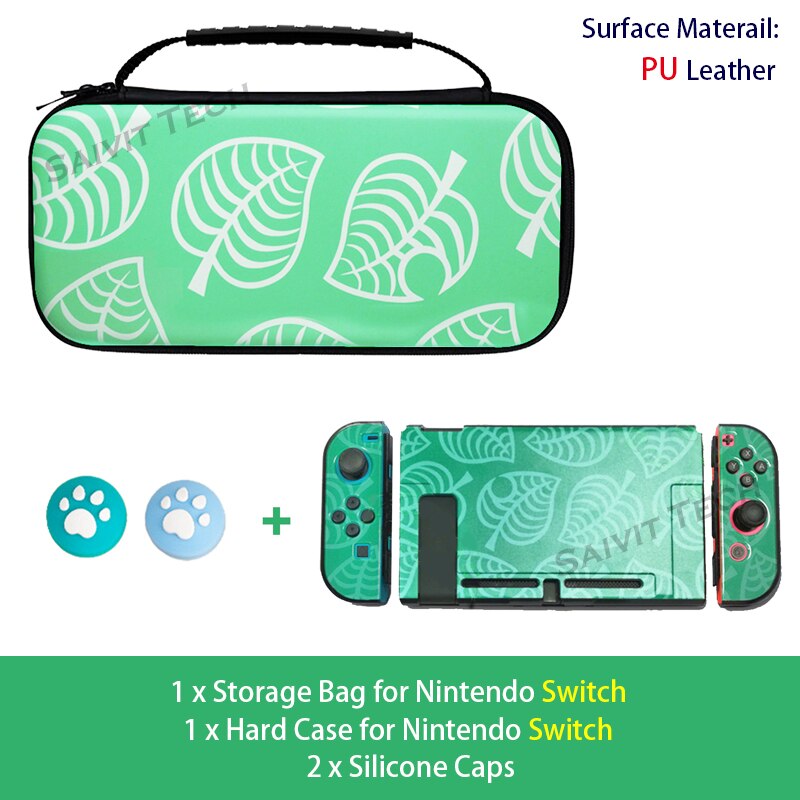 Funda de Nintendo Switch, bolsa de almacenamiento para consola Nintendo Switch/Lite AnimalCrossing, accesorios: I Kit