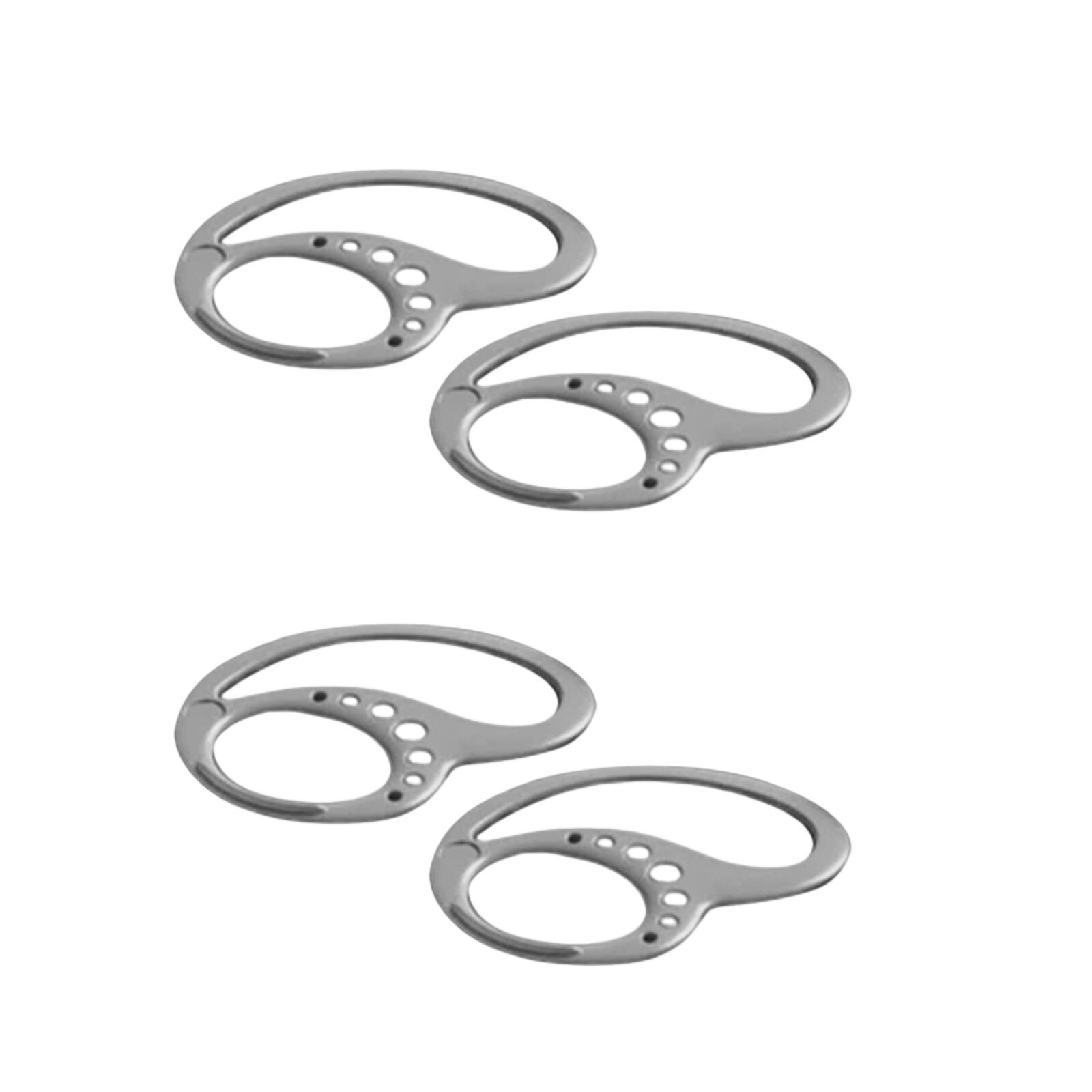 Comfortable Earhooks Compatible All Earbuds Hook-shaped Sports Earphone Holder: Gray