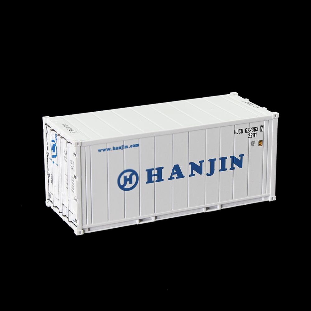 Refrigerante de cubo alto, escala HO, 20 pies, 1:87, 20 pies, contenedor Reefer C8727: HANJIN