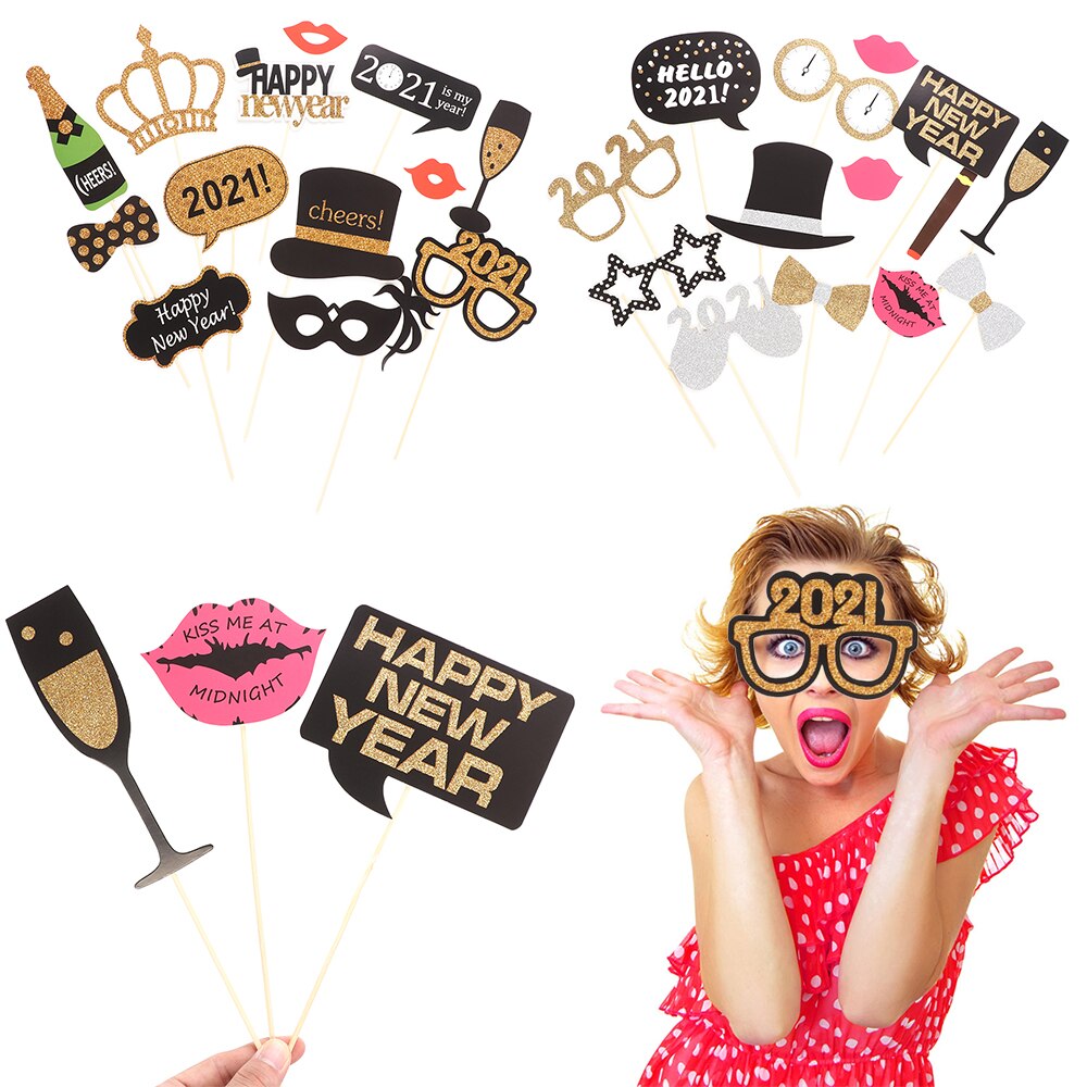 Fun Wedding Decoration Photo Props DIY Birthday Photobooth Props Photo Accessories Year Thanksgiving Event Party Supplies