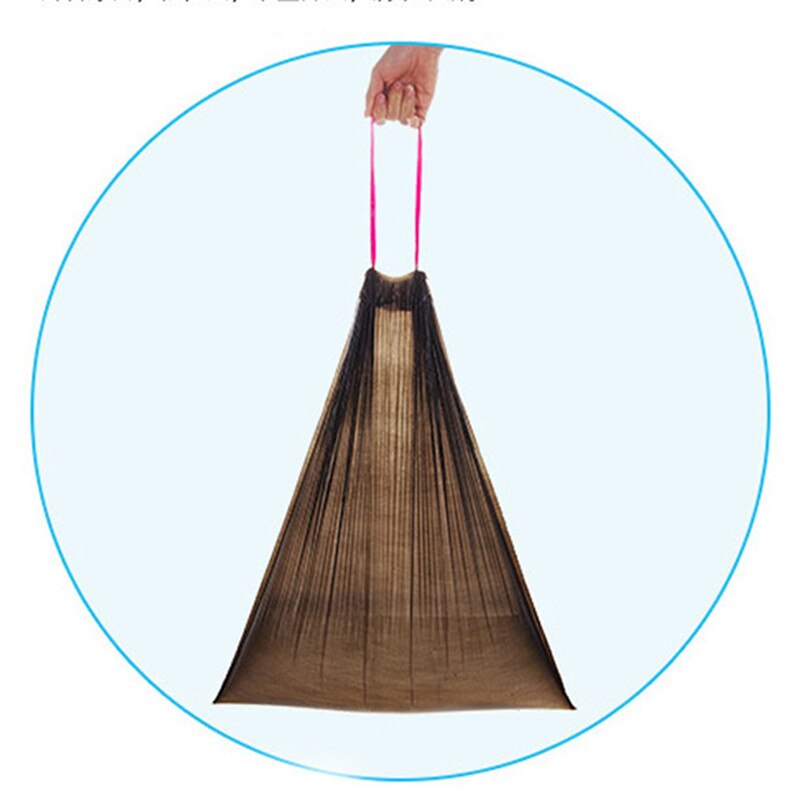 1 Roll Of 15 Multicolor Drawstring Garbage Bags Bathroom Bedroom Office Garbage Bag Sturdy And Durable Multifunctional Bag