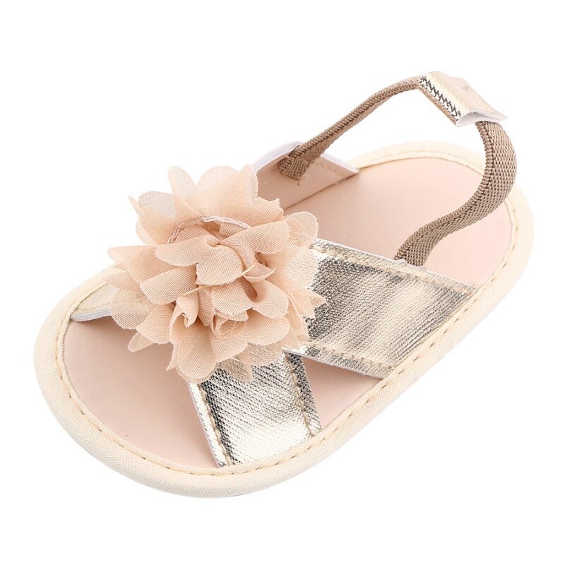 Bobora Summer Flower scarpe basse scarpe da spiaggia primi camminatori sandali per bambina suola morbida per neonato: J / 0-6 mesi