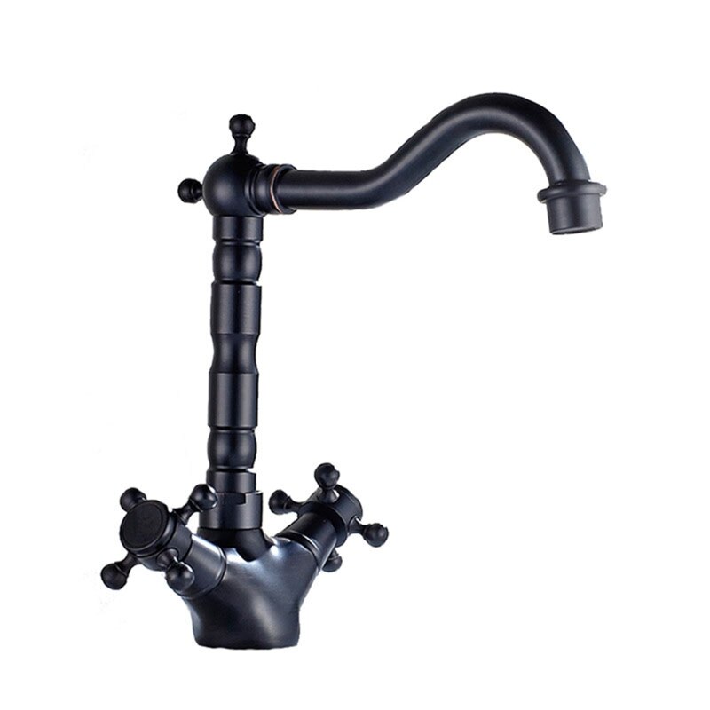 Antiek Messing Keukenkraan 360 Swivel Badkamer Basin Sink Mengkraan Kraan C6UC