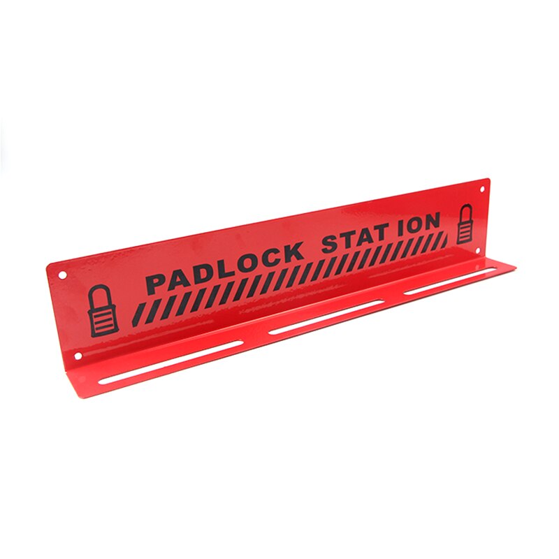 Lockey Heavy Duty Steel Safety Metal Padlocks Board Lockout Station with 5 Locks