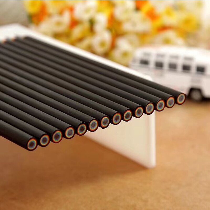 12 Pcs Rainbow Pencil Set for Drawing Sketch Painting Student School Art