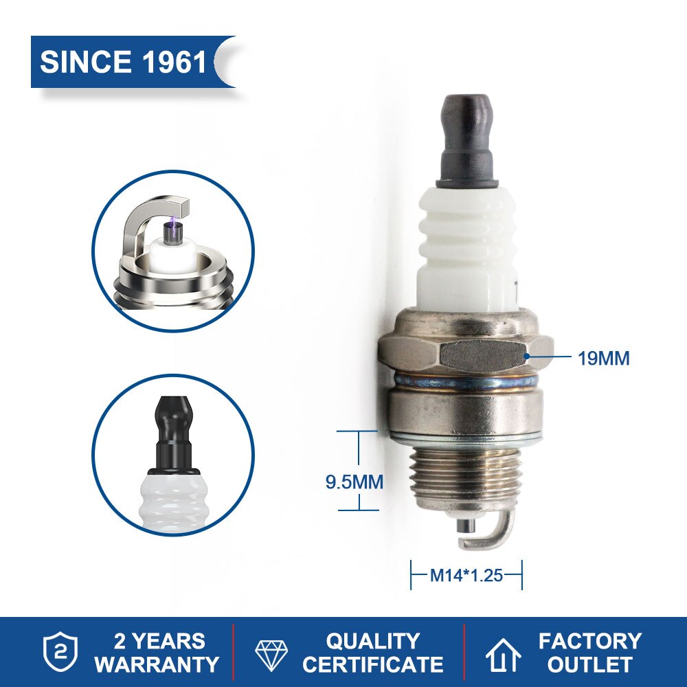 Nuovissimo candela accensione candela torcia L6TC candela alternativa BPM6A Beru 14S-8F 2976 campione CJ8Y Denso W20MP-U