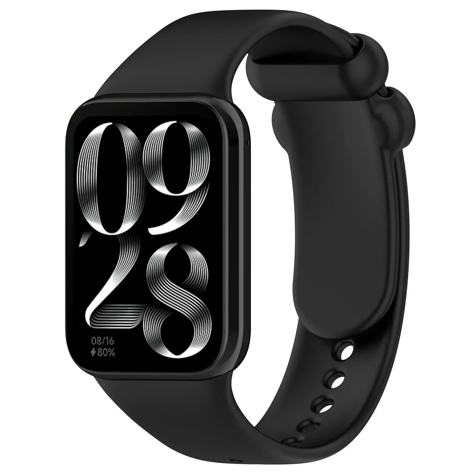 Silikoniranneke xiaomi mi band 8 9 pro sport -älykellolle, korvaava ranneke xiaomi redmi watch 5 4 -ranneketarvikkeet: Vihreä sininen / 12mm
